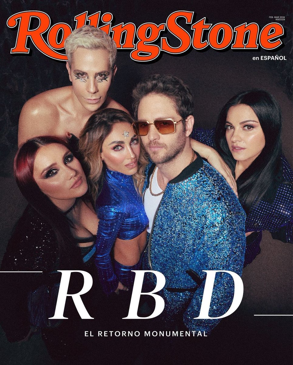 RBDFotosHQ's tweet photo. 🚨 RBD é capa da nova edição da Rolling Stone en Español https://t.co/ECcoRy9IDy