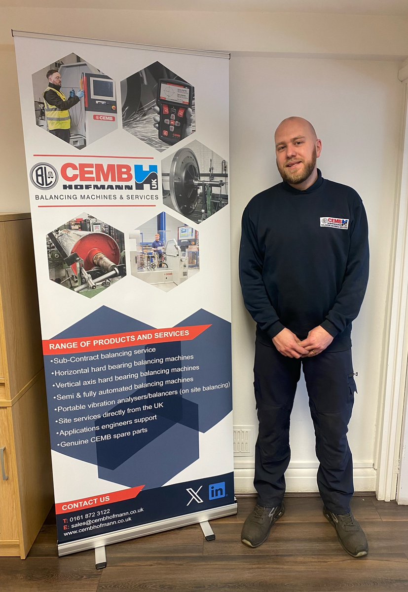 We are pleased to welcome Neil Turner who has joined CEMB Hofmann UK’s sub-contract balancing division.
Neil will be joining the highly skilled team, offering an expert service, reduced lead time and increasing our 24hr breakdown service capability.
#balancing #engineeruk