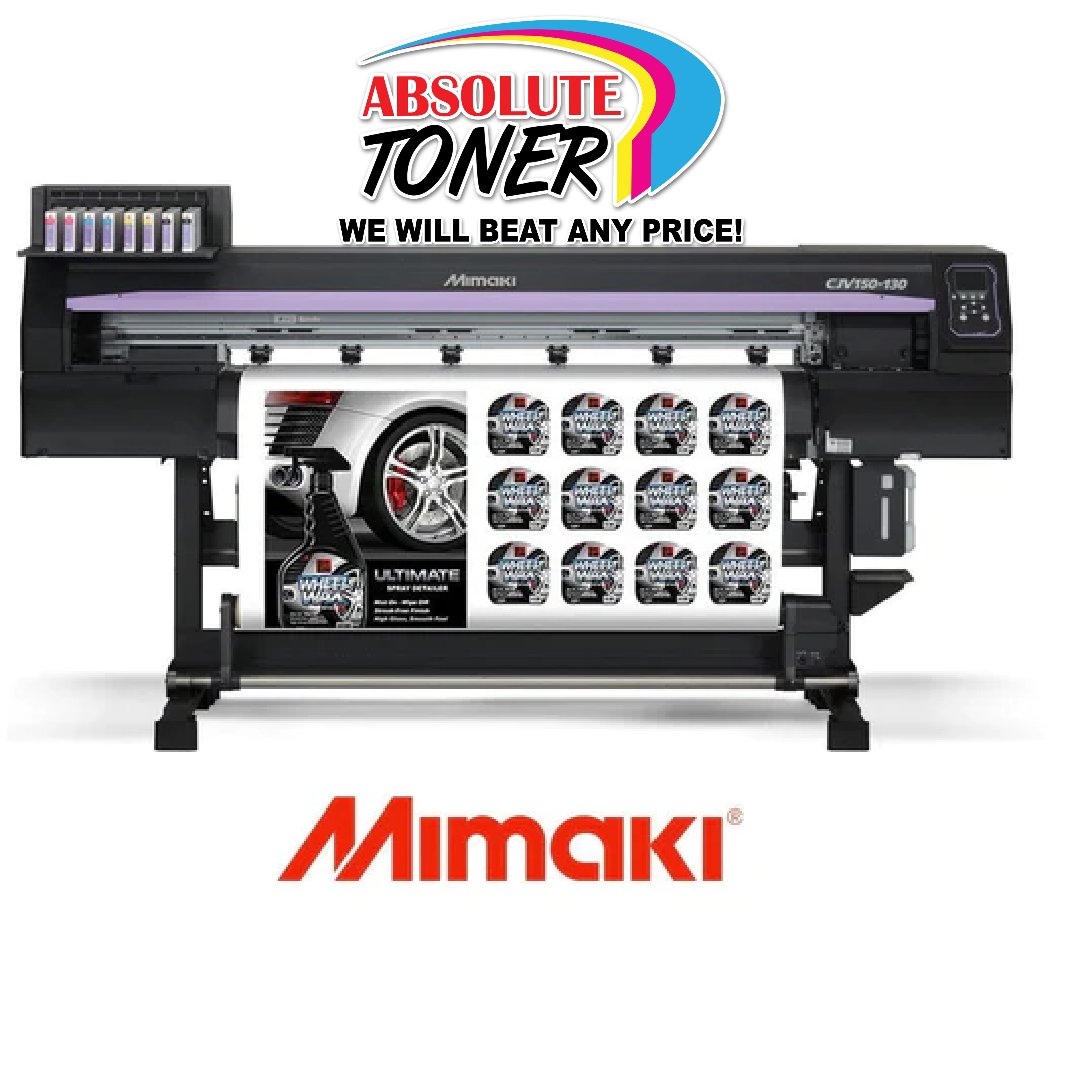 🚀🎨 The cutting-edge Mimaki VIVID ORANGE CJV150-130 54' PRINT/CUT Commercial Large Format Eco-Solvent Printer/Die Cutting Plotter is available for lease for just $261.53/month! 🖨️💼

absolutetoner.com/products/brand…

#Printing #Mimaki #BusinessSolutions #DigitalPrinting #SmallBusiness