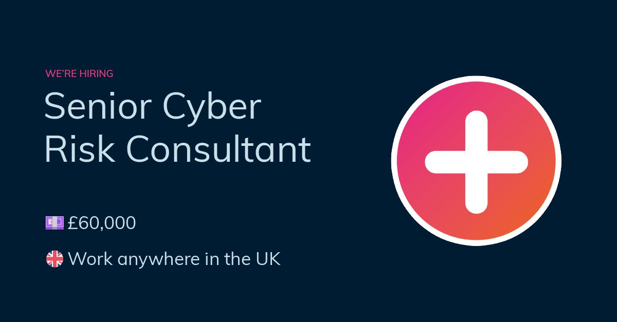 cydeaHQ's tweet image. 🔔 We’re hiring! 🔔

If you’re an experienced cyber consultant, have an inquisitive mind and want to make the world a more secure place, come join us!

cydea.com/careers/

#PositiveSecurity #WereHiring #CyberJobs