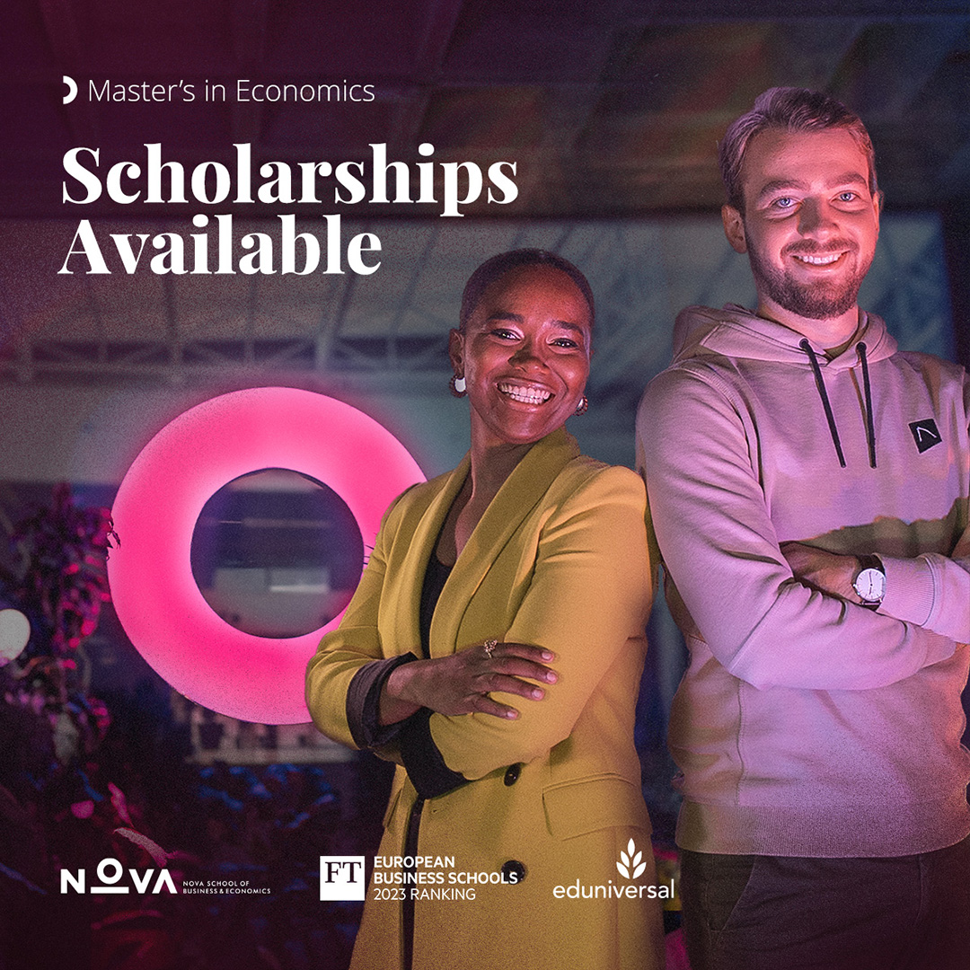 Are you considering graduate studies in economics ? Applications are open for @NovaSBE #Master in #Economics program! Check out multiple funding opportunities to support your graduate studies. 🔗 Apply here  bit.ly/3UJ56DE #EconTwitter