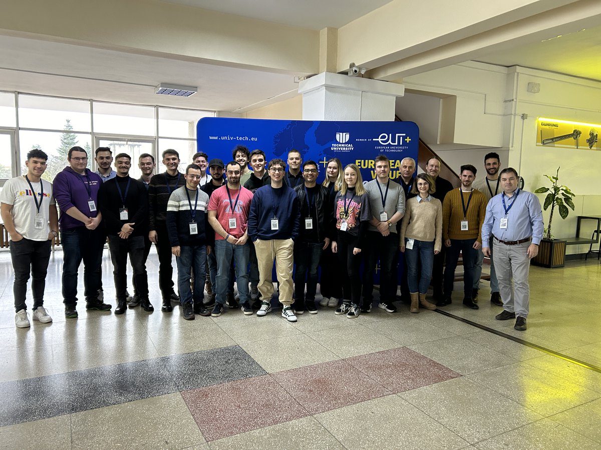 NextgengProject's tweet photo. 🚀 TUCN CEL Project Intensive Week successfully started today at Technical University of Cluj-Napoca! 🤖 The project gather together students from 3 EU countries and focus on developing new innovative robotic system. #NextGEng #Mechatronics https://t.co/xFb0fLhUkL