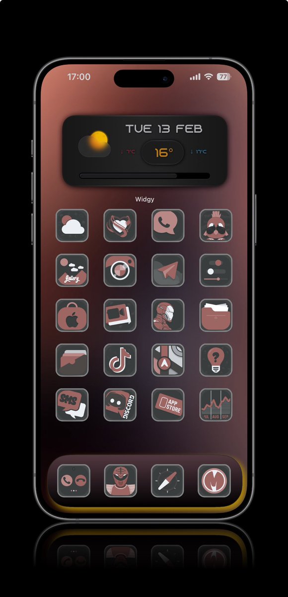 Badass new icons by @SynchronizerD #Evo 🔥 with #DarkAlley wall and @TeboulDavid1 #Widgy 🥂 @screenshot_pro @Dazednconfuzed4 @FerStarkM @SolShulz30 @aaaoy