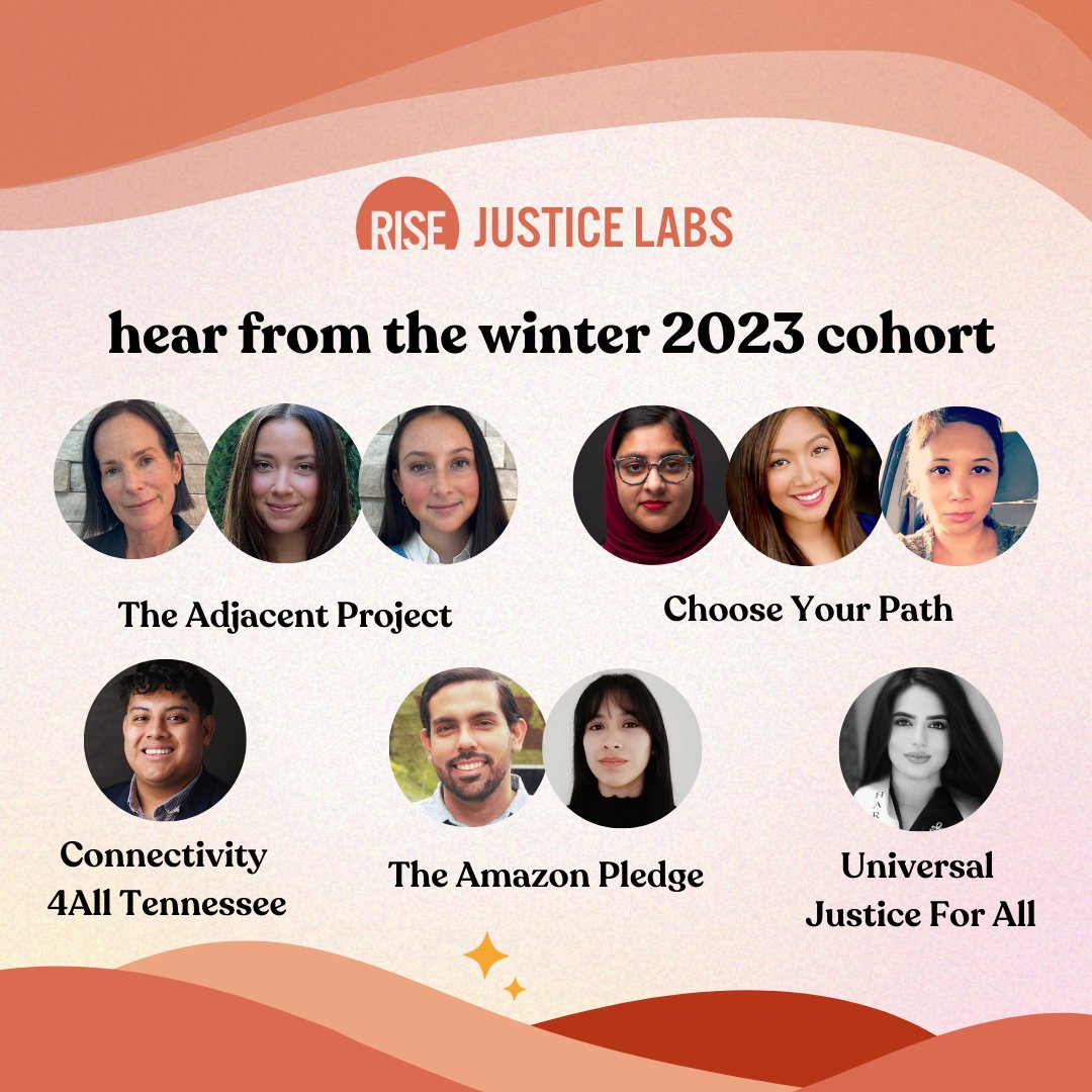 We are proud to be part of the Rise Justice Labs 2023 Winter cohort! Join us for a conversation on Instagram LIVE with @nguyen_amanda of @risenowus on Feb 16 at 2:30pm ET. Tune in to learn how we are passing our own laws and how you can, too!