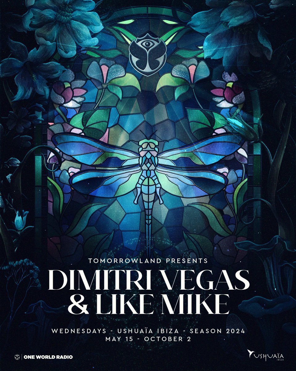 Tomorrowland presents: Dimitri Vegas & Like Mike returns to @ushuaiaibiza from May 15 through October 2, 2024. Prepare to discover the magic of the new Tomorrowland festival theme, Life, during a spectacular show every Wednesday. Tickets are now available, tomorrow.land/Ushuaïa