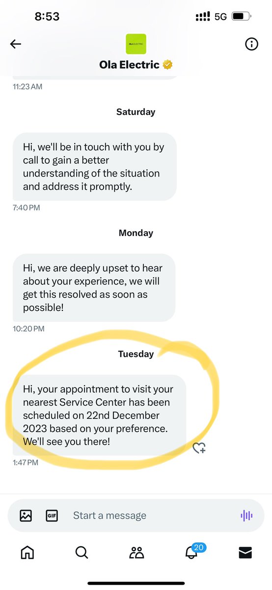 Rejith35580770's tweet photo. @OlaElectric Waited more than a month 2 replace my battery under warranty. MCU damaged in just 6 months
No option to register our original complaint
No slots available for front fork upgrade since March 2023.
Even my confirmed service got rejected and threatened by @OlaElectric Manager https://t.co/UfedTiuaua