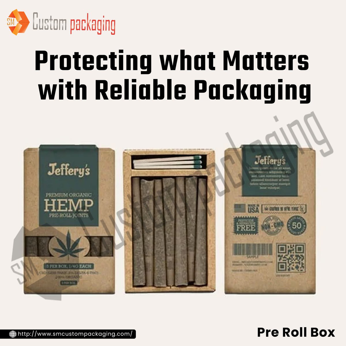 SMPackaging's tweet image. Give your clients and patients a shielded and strong procedure for getting their things through prohibitive print on paper pre-rolled boxes that keep cannabis new for quite a while.
smcustompackaging.com/product/pre-ro…
#customboxes #custompackaging #prerollboxes