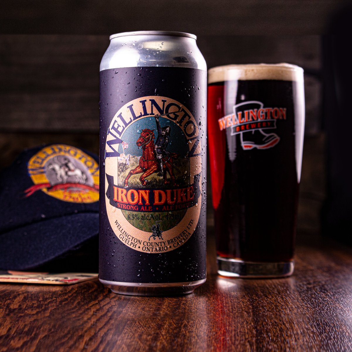 Guess who just galloped into town? That's right .... Iron Duke is back! This classic recipe was first brewed back in 1986 and since then this legendary British style strong ale has become a fan-favourite! store.wellingtonbrewery.ca/collections/be…