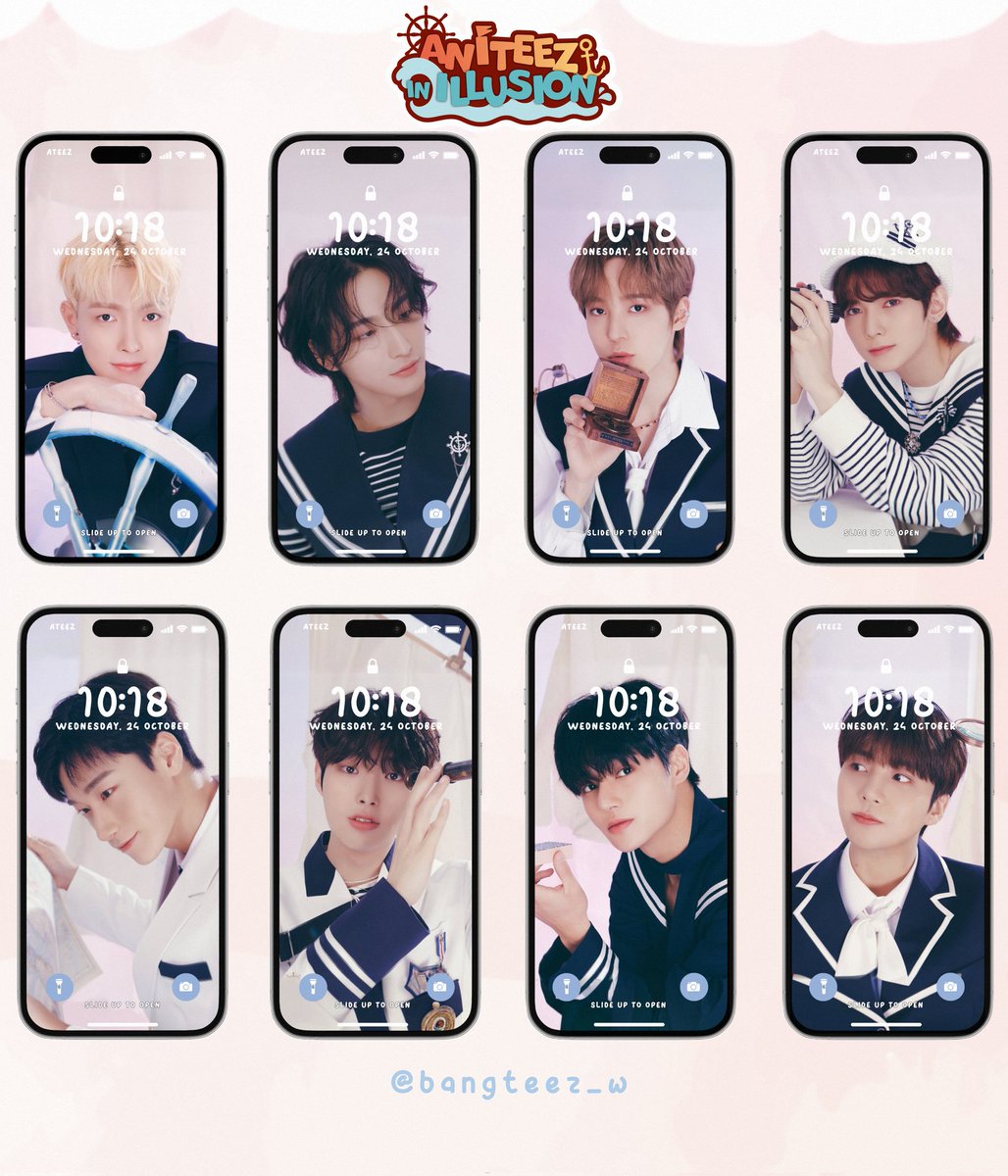 wisso06's tweet photo. ATEEZ "⛵🌊 𝐀𝐍𝐈𝐓𝐄𝐄𝐙 𝐈𝐍 𝐈𝐋𝐋𝐔𝐒𝐈𝐎𝐍 🌊⛵" Wallpaper/Lockscreen.

[08 pictures]

🍥ִ ࣪𖤐
#ATEEZ #에이티즈 #ANITEEZ
#ANITEEZ_IN_ILLUSION #애니티즈인일루전 #ateezwallpaper #ateezlockscreen https://t.co/0jOK8TIDLv