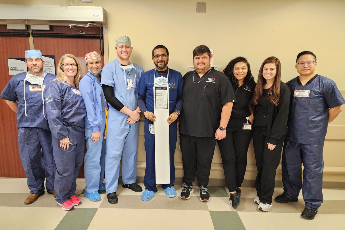 Congratulations to Dr. @matheenkhuddus and team at @TCAVIFlorida in Gainesville, FL for being the first COSIRA-II center in the South to successfully complete a crossover for a COSIRA-II patient. To learn more about the COSIRA-II trial and for a list of participating sites visit