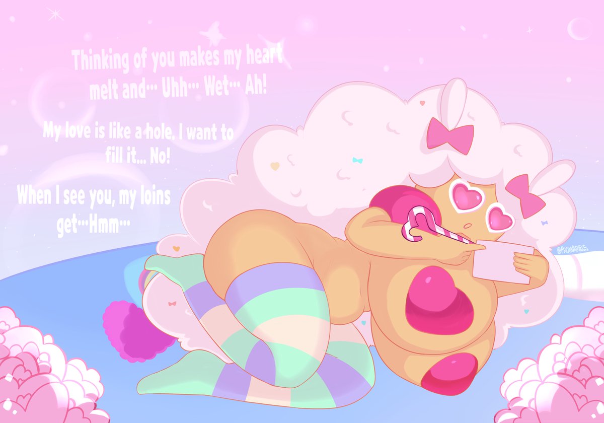 FromAriels's tweet photo. Cotton Candy Cookie has such a way with words for this Valentines.
#nsfcookies #cookiecum #notsafeforcookies https://t.co/sXErWkuFYg