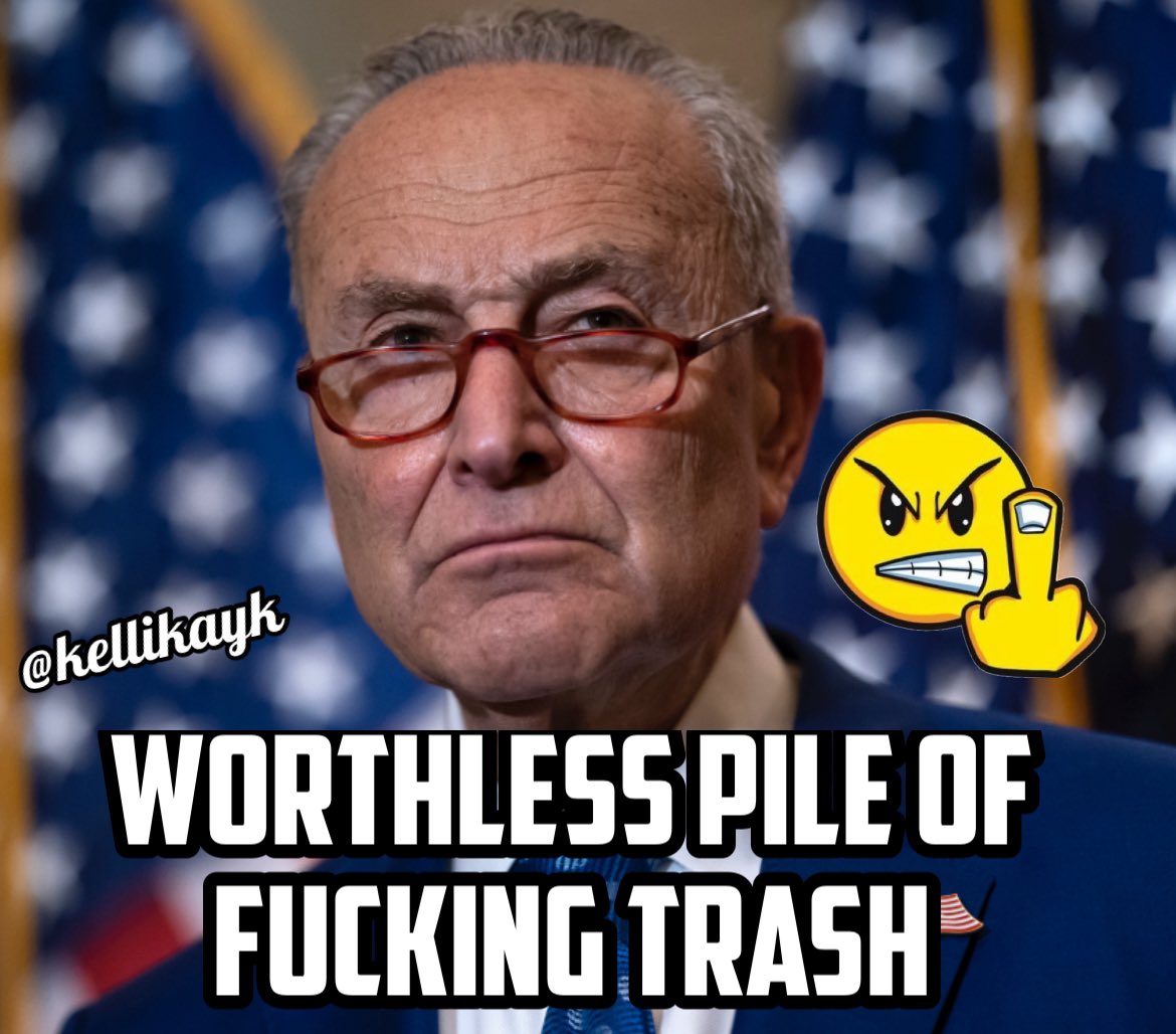Chuck Schumer rejected Speaker Johnson’s call to add US border reform to Ukraine package bill 🙄

Who thinks Schumer is a worthless pile of fucking trash! 👇
