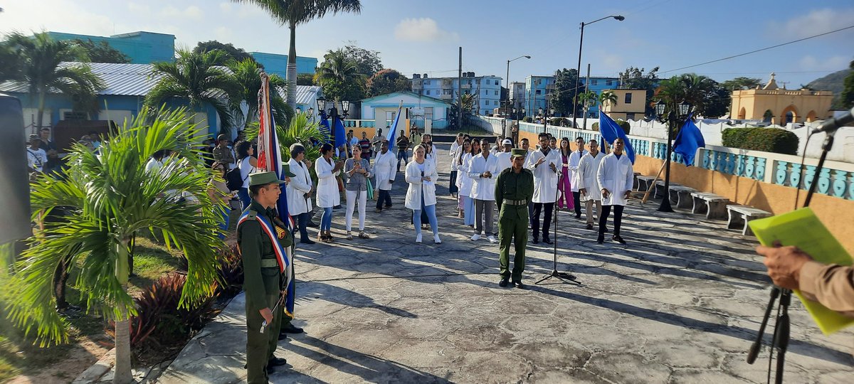 Se realiza en la mañana de hoy, acto de ceremonia militar correspondiente a la XXXIII graduación del Destacamento 'Carlos Juan Finlay' #IslaDeLaJuventud #SentirPinero #PoderPopular #Cuba