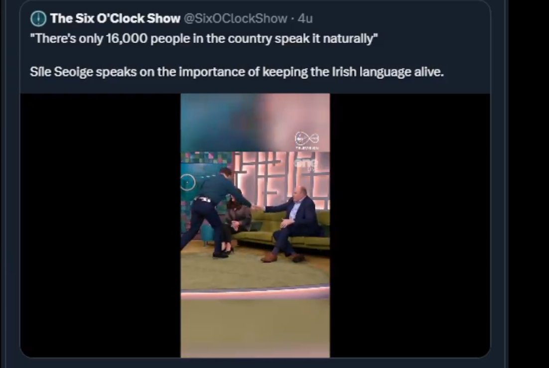 Ivan Yates: 'I couldn't be arsed to learn #Irish' & Brian Dowling stands up and SHAKES HIS HAND. How #colonised can you be? Can you imagine any other minority group being treated with such open disdain? Only in #Ireland...