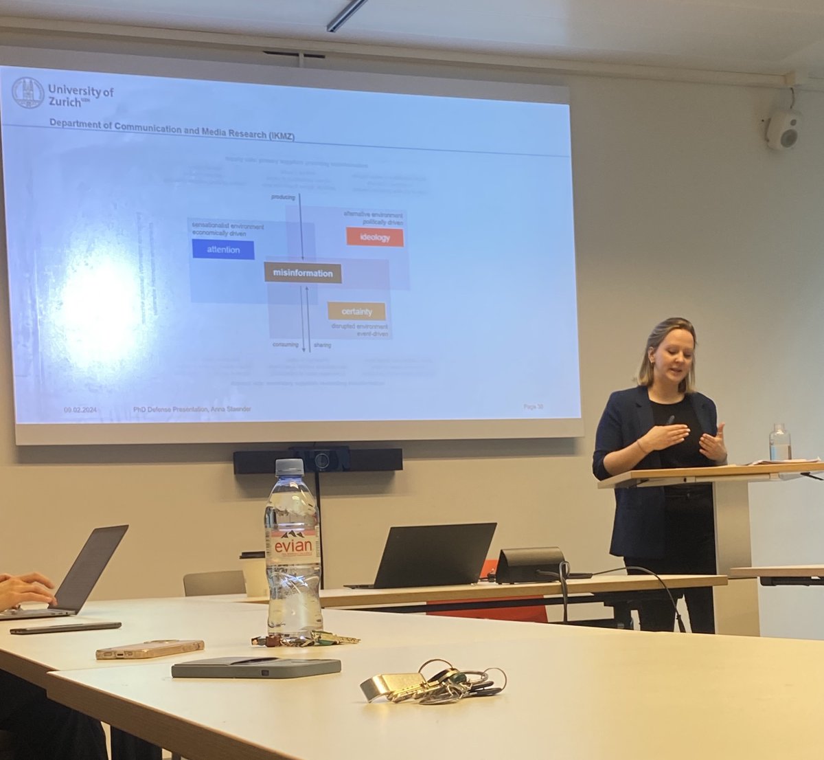 IKMZ (@uzh_ikmz) on Twitter photo Congratulations to <a href="/astaender/">Anna Staender</a> for successfully defending her #PhD thesis on "#Misinformation environments β Studying the vulnerability of supply and demand dynamics to the spread of misinformation" summa cum laude! ππBelieve us, this is not #fakenews. π€ Congratulations to <a href="/astaender/">Anna Staender</a> for successfully defending her #PhD thesis on "#Misinformation environments β Studying the vulnerability of supply and demand dynamics to the spread of misinformation" summa cum laude! ππBelieve us, this is not #fakenews. π€