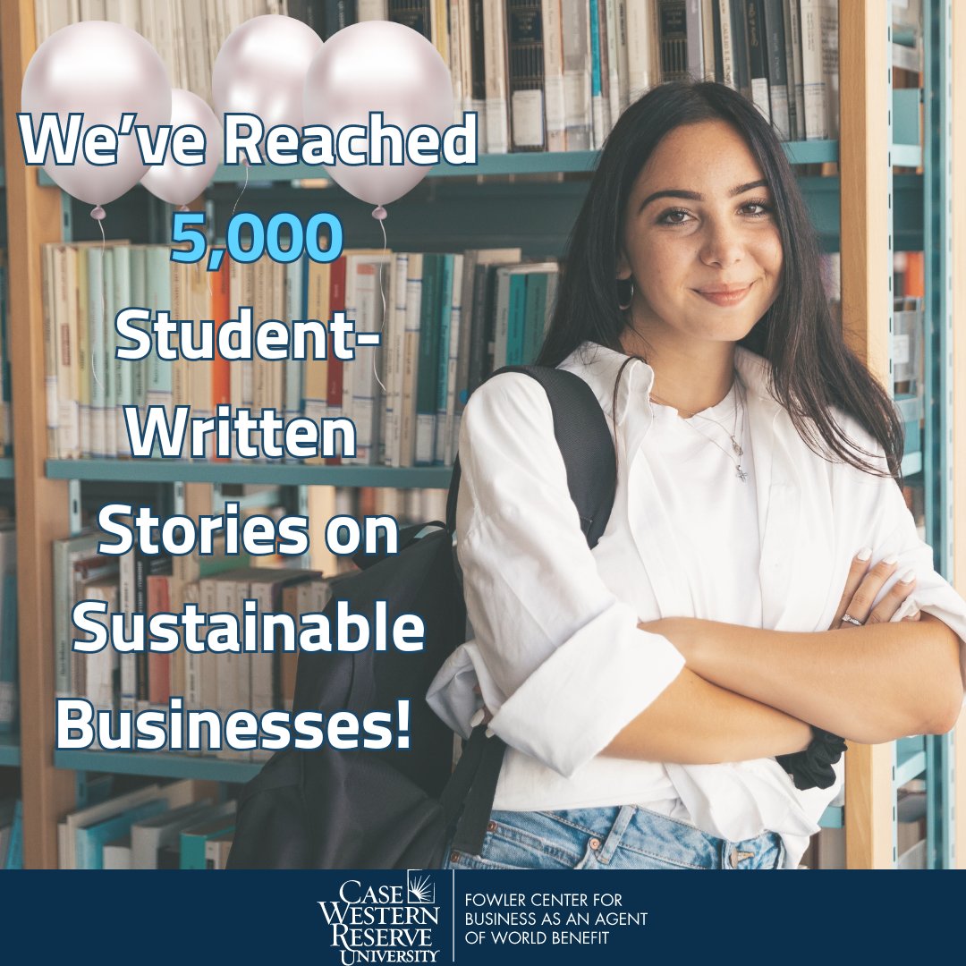 Celebrating #business #innovation through student-written stories! We have reached 5,000 stories on our site! Thank you to all the #global universities and professors who have partnered with us to publish their student's stories. #worldbenefit