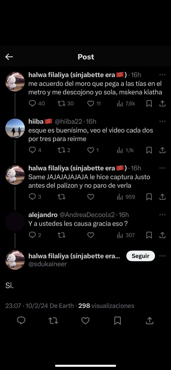 Los marroquíes de hoy en día no me representan y nunca lo harán por cosas como estas