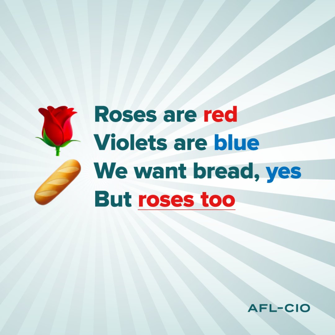 AFLCIOGeorgia's tweet photo. Roses are red, violets are blue, unions protect, both me and you. 🌹🔧 This #ValentinesDay, let's honor the love we have for our fellow workers by supporting each other's rights. #UnitedWeBargain #DividedWeBeg #UnionHeart #valentinesday #1u #love #happy #hug #family #georgia https://t.co/5qZFWeDHBv