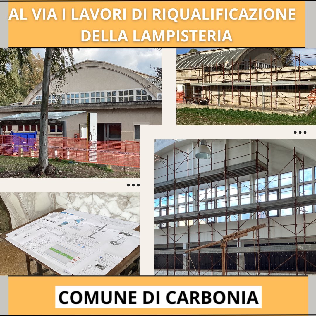 Manolo_Mureddu's tweet photo. DA ANNI CI PIOVEVA DENTRO: FINALMENTE PARTONO I LAVORI PER LA RIQUALIFICAZIONE DELLA LAMPISTERIA CHE OSPITA IL MUSEO DEL CARBONE https://t.co/B82wbe1ew9