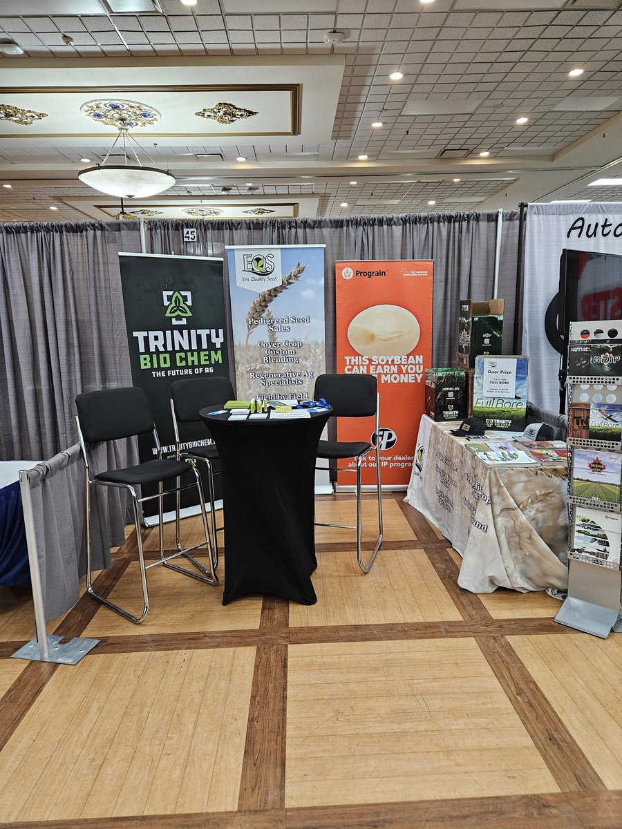 Second show set up today. It's great to be part of Agriculture! Happy #CdnAgDay See you tomorrow at Crop Connect
#GRIP #Nutriclaw #Fullbore #TNT <a href="/thunder_seed/">Thunder Seed</a> <a href="/Prograin_inc/">Prograin</a> <a href="/Trinitybiochem/">Trinity BioChem Inc.</a>