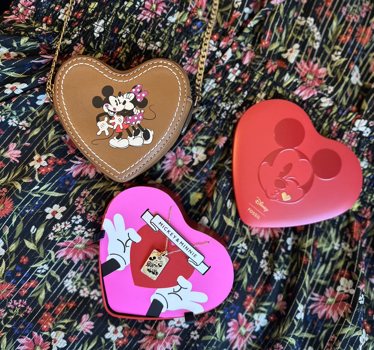 CarlyCaramanna's tweet photo. ❤️ better than chocolate ❤️ #disneyfossil @Fossil https://t.co/5c5lrLcECS