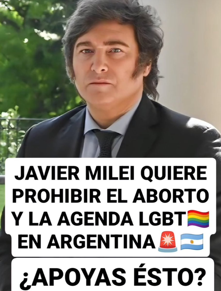 JonatanVialeXD's tweet photo. 🚨 El aborto no es un derecho. Es un delito. ¿Respaldas al presidente Javier Milei? 🔥🔁 https://t.co/PCqHWfYhnb