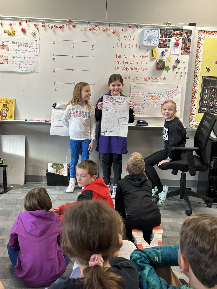 stine_smithADM's tweet photo. Connecting reading and writing—presenting list articles after reading about dangerous animals 🐾 https://t.co/yDROfaykcz