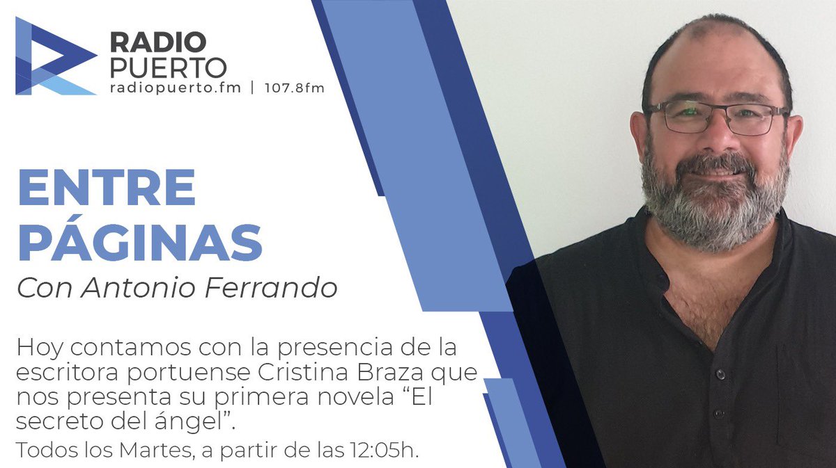 Proferrando's tweet image. En el programa de hoy de Entre paginas conversamos con Cristina Braza Noriega sobre su novela “El secreto del Ángel”. Esperamos que os guste. 

youtu.be/YFHwR6jp33U?si…

#entrepaginas #radiopuerto #paralectoresylectoras