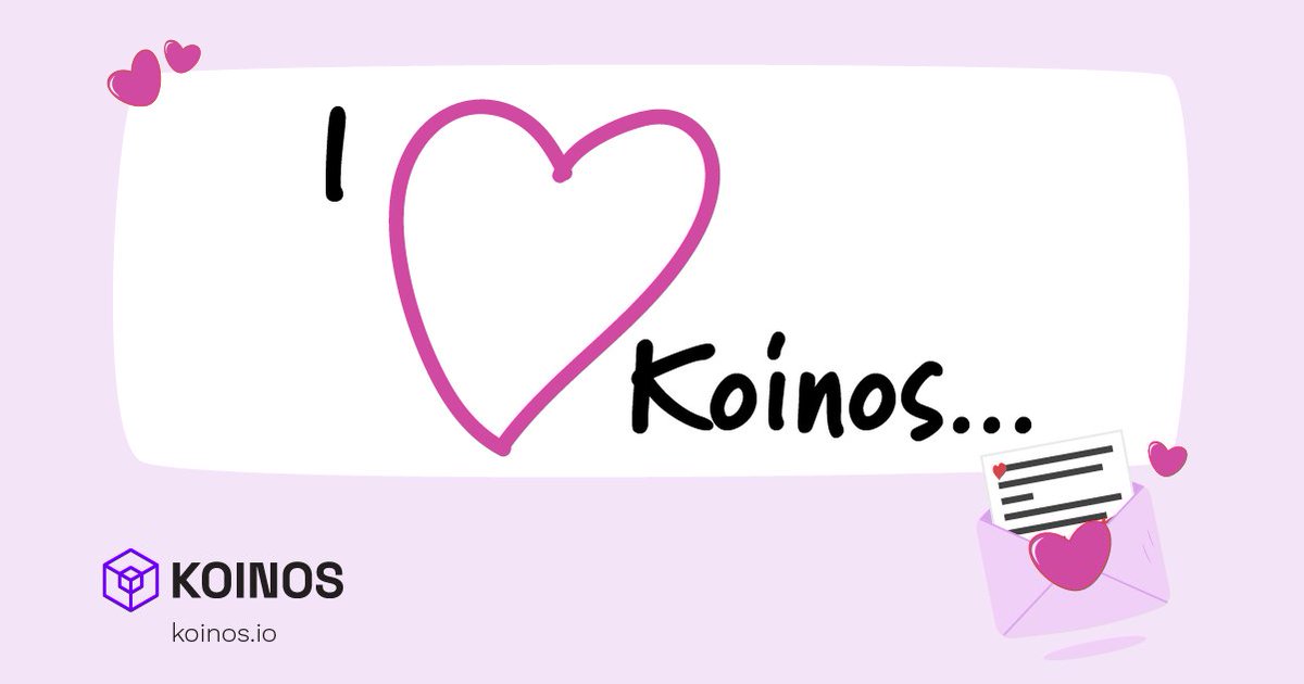 💜As #ValentinesDay is this week, we thought we'd pour out our bag of cards to share with you all!  Get ready for a wee lovefest!  
Feel free to add your own notes to each thread.
Join the #koinosFellowship at discord.com/invite/GErGNsu
💜 #ILoveKoinos #Koinonia #FellowshipoftheKoin