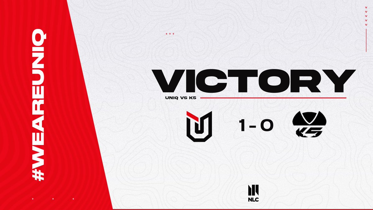SOLID GAME 🪨 

We take a decisive win versus <a href="/karolinerna/">Karolinerna</a> in tonight’s <a href="/NLClol/">Arozzi NLC</a> Div 2 brawl 🥊 

Strong performance from minute one, making sure we kept pressure and built our gold lead to close it out in fashion 😎 

#WeAreUniQ

🔴 ⚫️ ⚪️