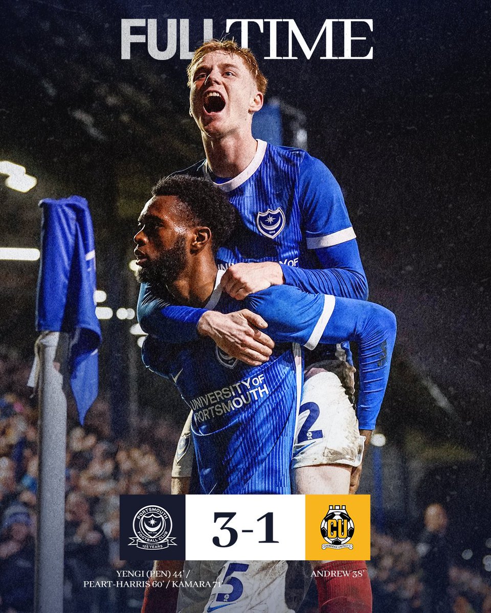 Portsmouth FC tweet media
