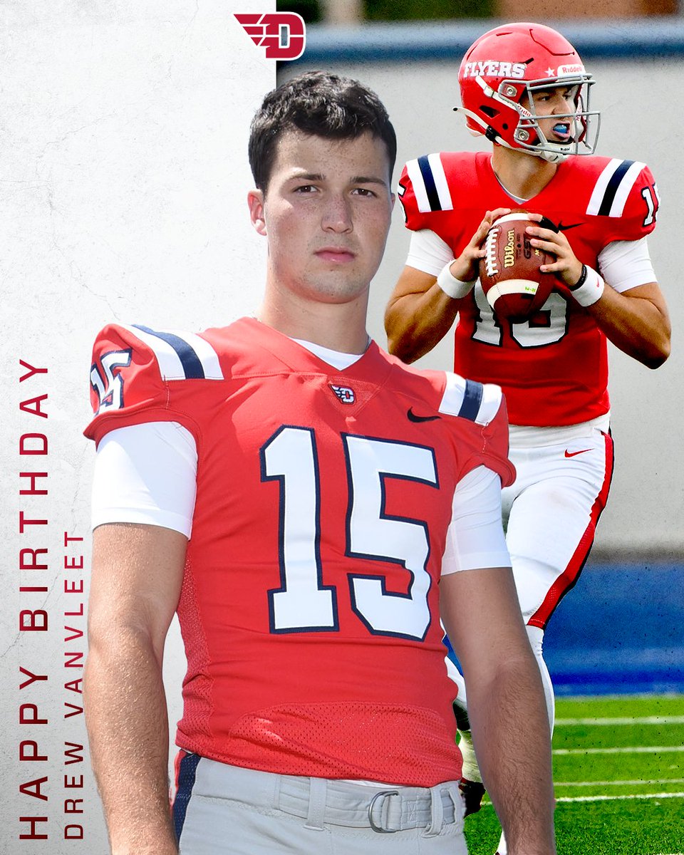DaytonFootball's tweet photo. Happy birthday to @drewvv11 ‼️🔗✈️
#GoFlyers | #RespectThePast | #DefineTheFuture https://t.co/txn7biuXpS