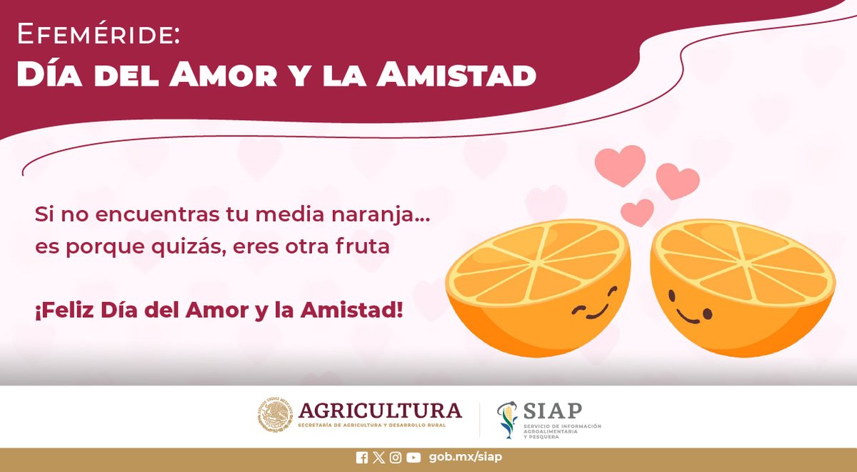 #DíaDelAmorYLaAmistad #DíaDeLosEnamorados #DíaDeSanValentín  #SanValentinDay #AgriculturaMexicana #FelizMiércoles