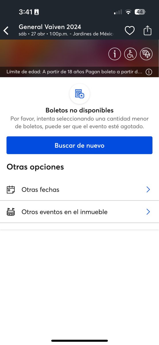 La concert week no existe, son los papas