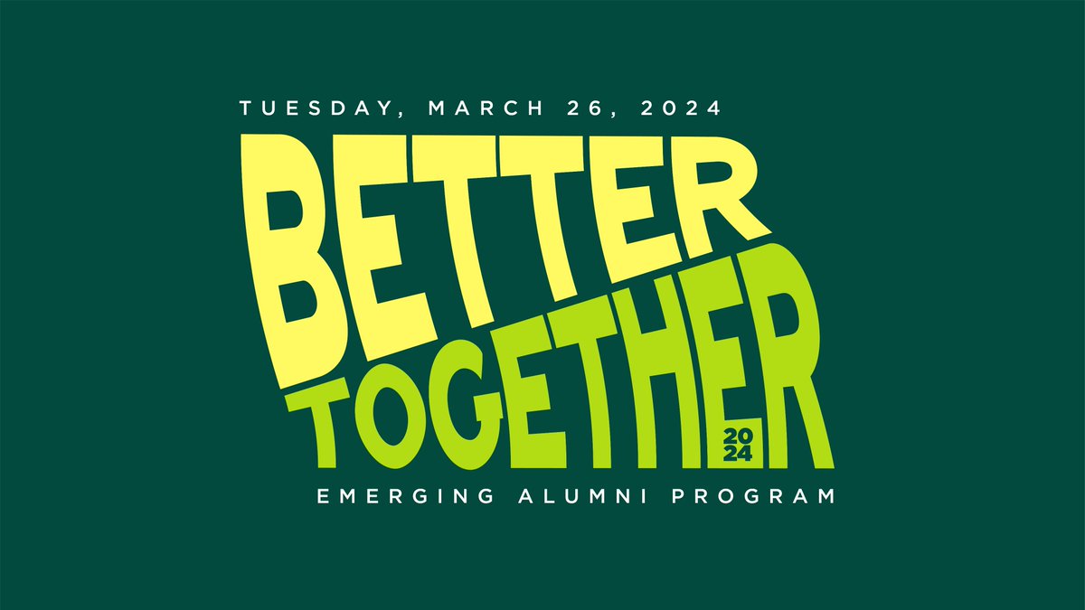 The wait is over! Registration is OPEN for the first-ever Emerging Alumni Program! 🥳 Join us on March 26 at the Harry D. McGovern Alumni Center for an amazing speaker, networking, and a FREE professional development opportunity! Learn more and register: ndsufoundation.com/emerging-alumni