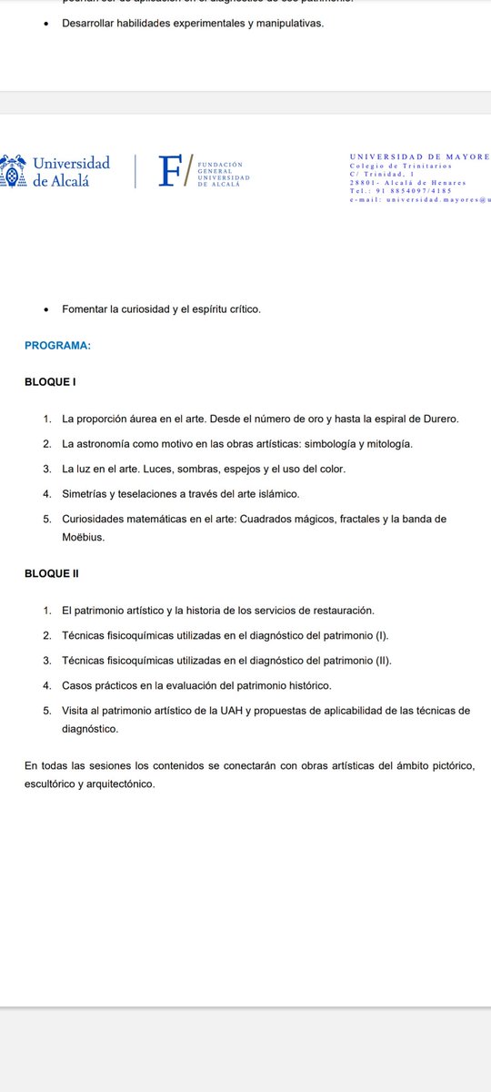 germanrosm's tweet photo. @UAHes No me digáis que no son una pasada!! Y en concreto "Ciencia en el arte, por dentro y por fuera" tiene una pintaza... https://t.co/1L7gJgOYYi