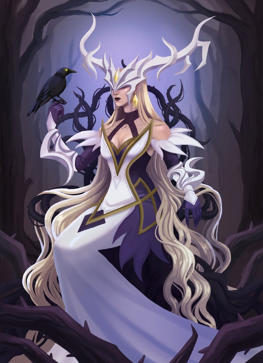 #lol #LeaguefLegends #coven #Lissandra #leagueoflegendsfanart

Верховная Ведьма Лиссандра, вторая работа в прошлогодний LOL Skins Zine.
 
Нравится мне меньше, чем Ле Блан, и спустя почти полгода многое бы по-другому сделала. но чисто композиционно получилась неплохо