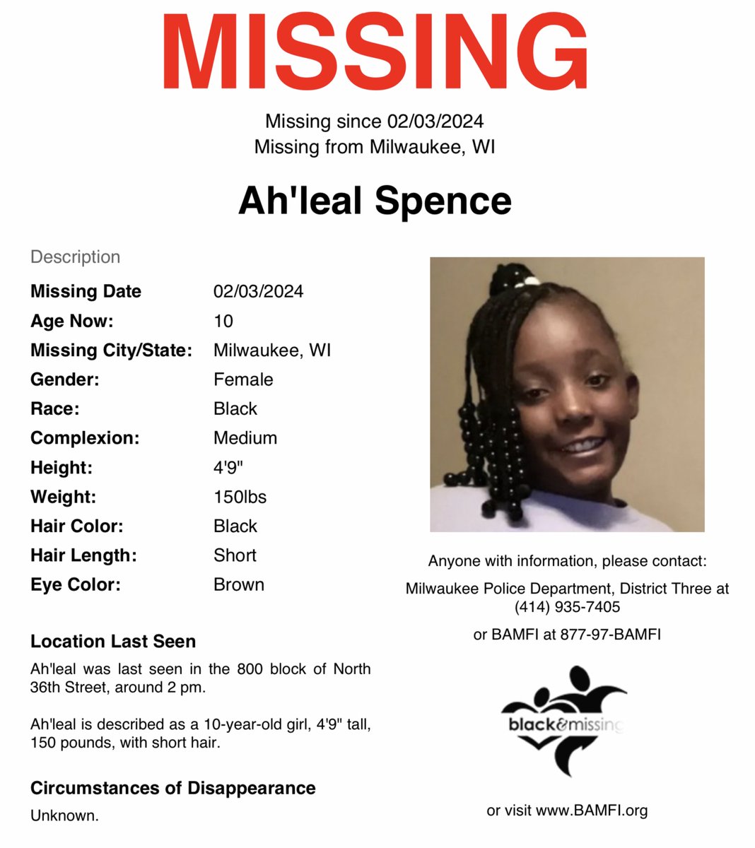 Blk & Missing FDN tweet media