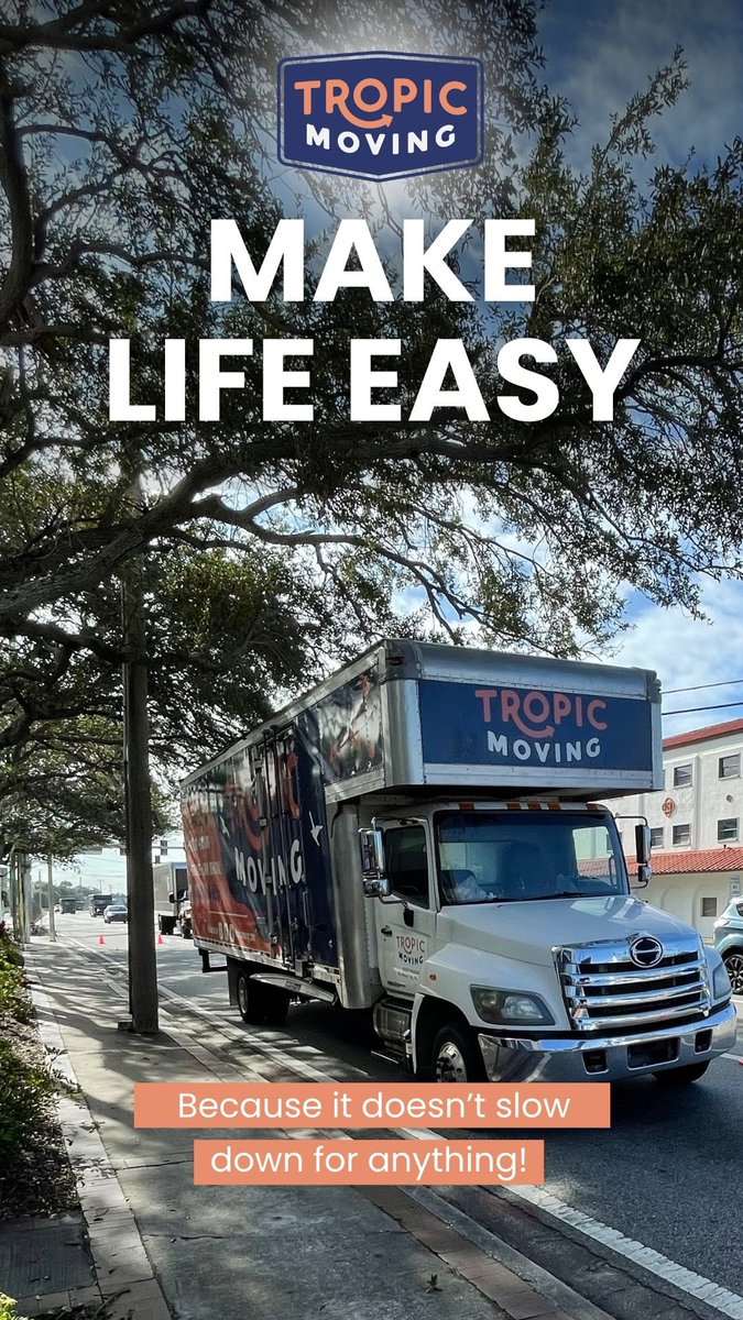 Tropic_Moving's tweet photo. Make life easy this time. https://t.co/T0gt0oUkZH