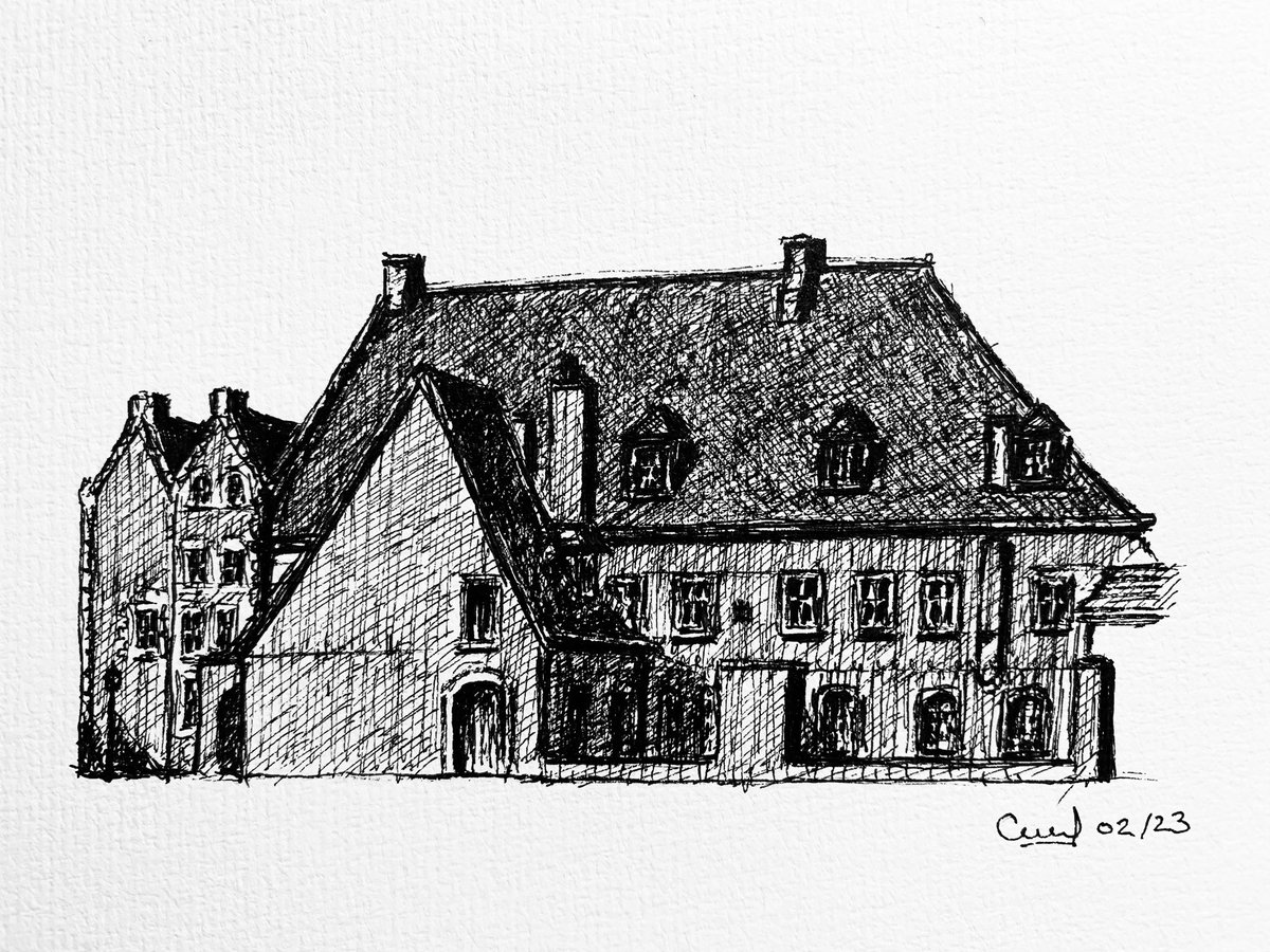 #croquis #sketch #architecture #architecturedrawing @lillefrance #lille #hospicecomtesse #micron005