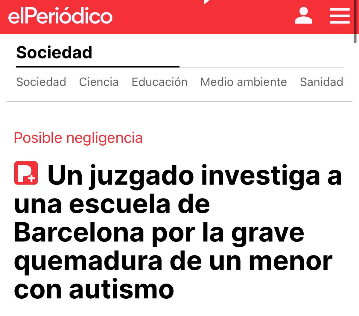 El Juzgado de Instrucción 32 de Barcelona investiga a la escuela de educación especial Taiga de Barcelona <a href="/Escola_Taiga/">#EscolaTaiga Educació Especial de Qualitat #BCN</a> por una posible negligencia ocurrida pasado 25 de enero cuando un alumno de 8 años con autismo.