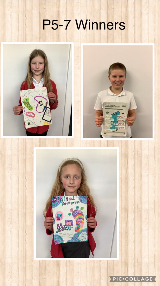 Our Internet Safety poster competition winners. Well done to everyone who took part! There were some great entries with lots of important messages about how to keep safe online. #internetsafety @digilearnpkc