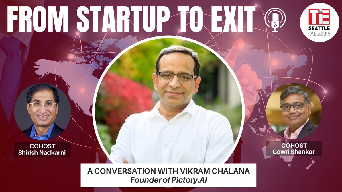 We've released a brand new episode of the TiE Seattle podcast, and it's one you won't want to miss. In this episode, we dive deep into the entrepreneurial journey of Seattle's very own Vikram Chalana.
buzzsprout.com/2234096/144551…