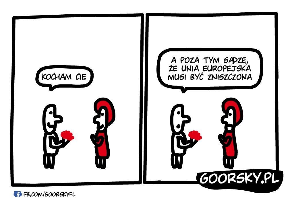 Walentynki 😎 #goorsky #humor #walentynki #milosc #unia #uniaeuropejska #strajkrolników