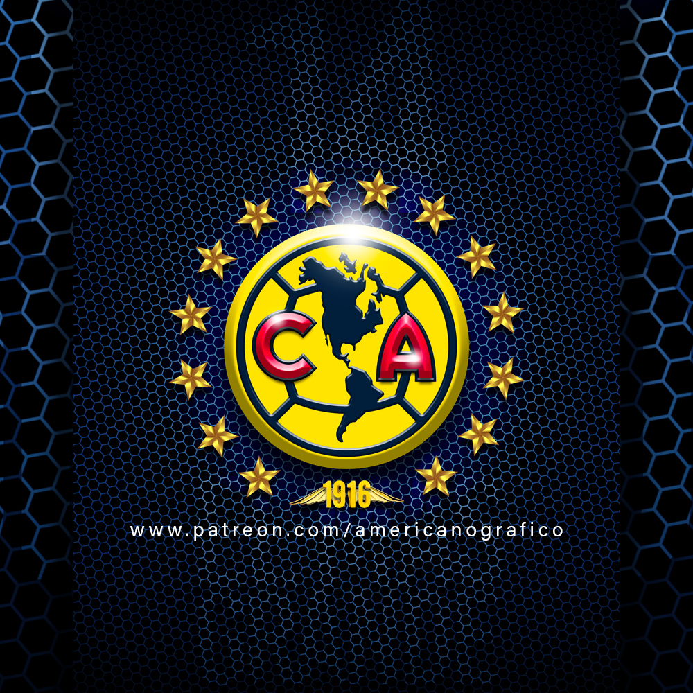 wallpaper Club America Design - Mod. 130224 ¡Fondo de pantalla para  compartir! #La14 ¡El más GRANDE! #SomosAmérica ¡Esto contigo... oye mi  corazón! ¡Descarga esta imagen ahora mismo! https://t.co/mk5rXNmkS1, image size:1000x1000