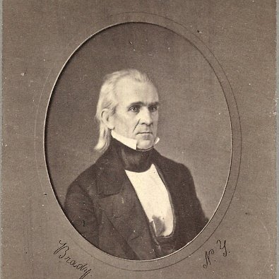 Throwback Tuesday: February 14, 1849 - Photographer Mathew Brady took the first photograph of a U.S. President in office, James Polk.