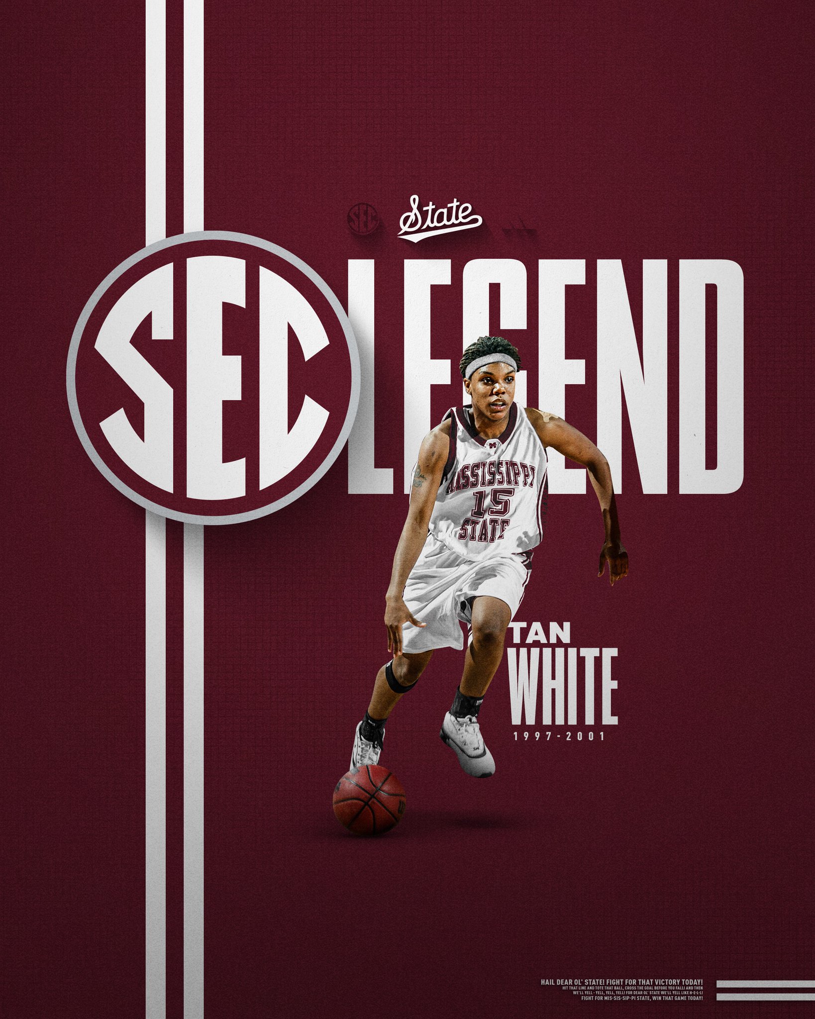 Mississippi State Women's Basketball on X: Congratulations to Tan White  for being named to the 2024 @sec Women's Legends Class! Read More »   #HailState🐶  / X