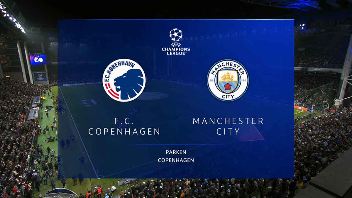 Full Match: Copenhagen vs Manchester City