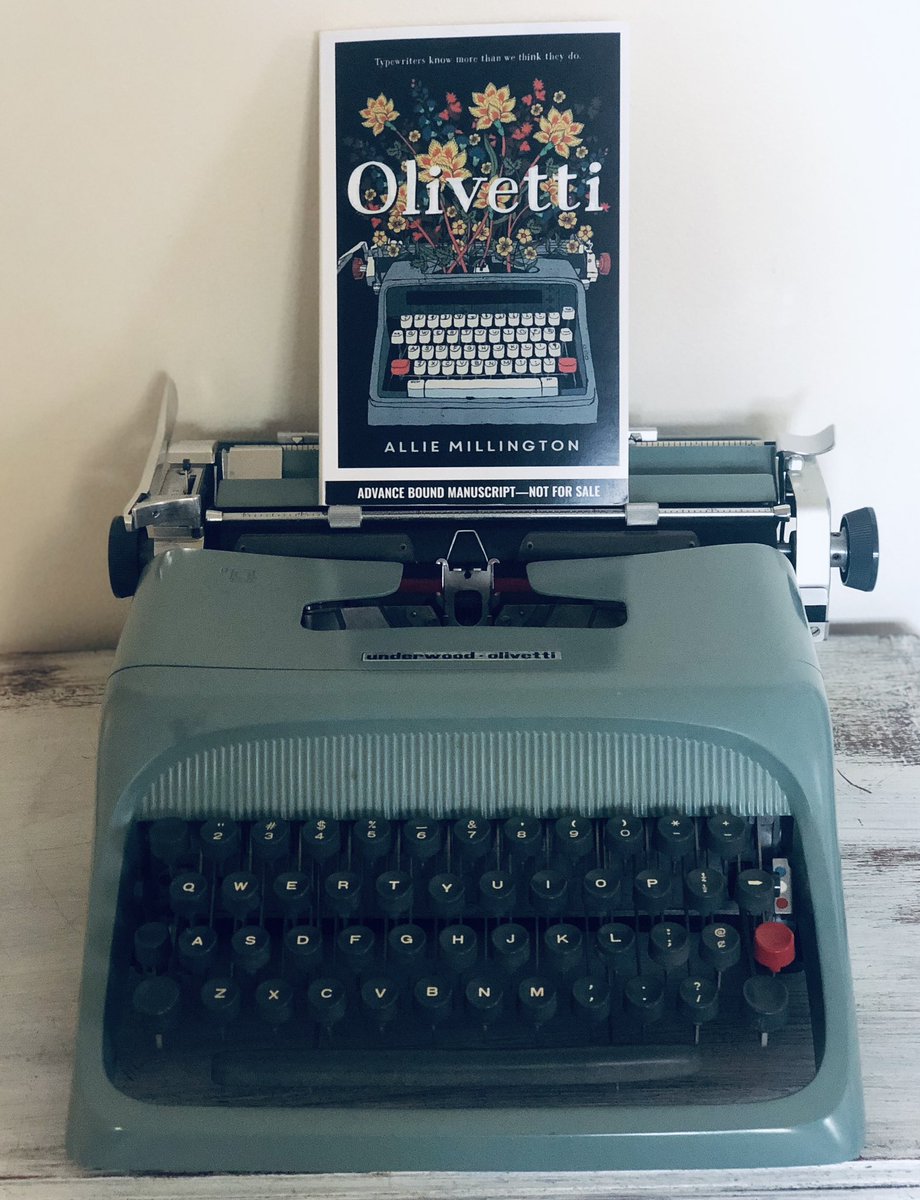 Has a story touched your ❤️ so much you had to have one of the main characters? Well, it happened with OLIVETTI by #alliemillington. Her debut is a #mglit masterpiece-a story that will make you laugh, cry, cheer, hope &amp; most of all, believe in the impossible. #beaglesandbooks