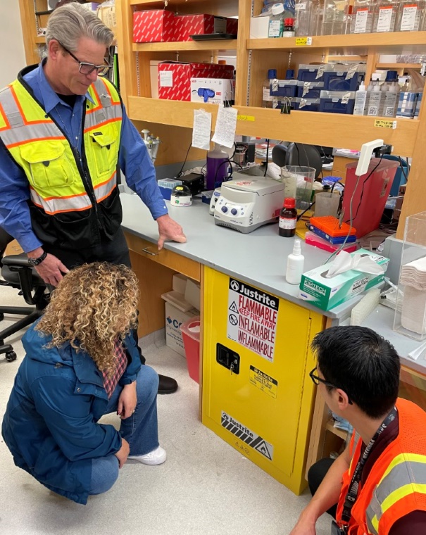 UCSF Facilities Renewal and Project Delivery recently partnered with UCSF Environment, Health &amp; Safety Fire Prevention to install more than 40 new flammable liquid storage cabinets in six buildings. The new cabinets replace non-compliant or damaged units.